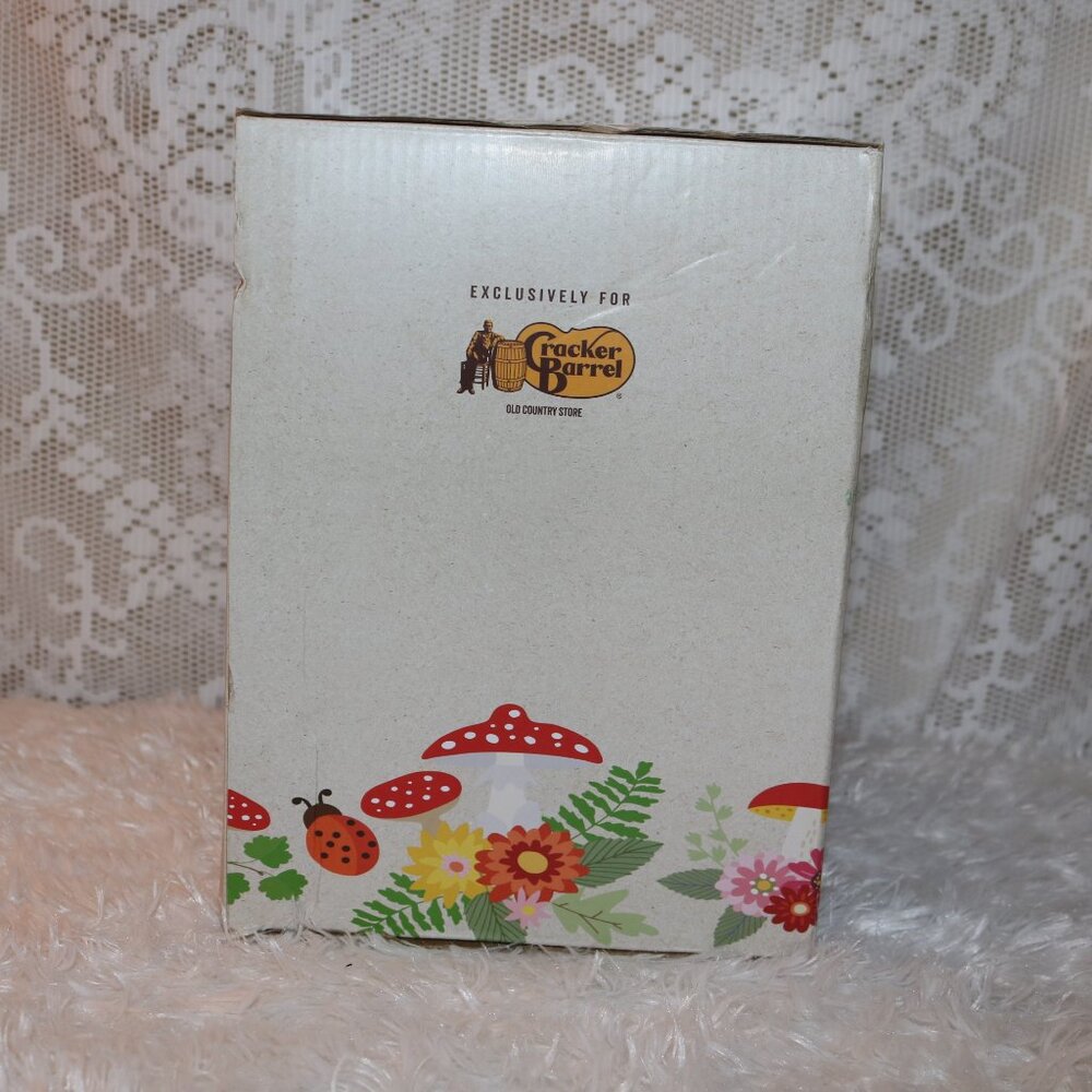 Cracker Barrel lighted fairy mushroom house NIB works great - Picture 7 of 10